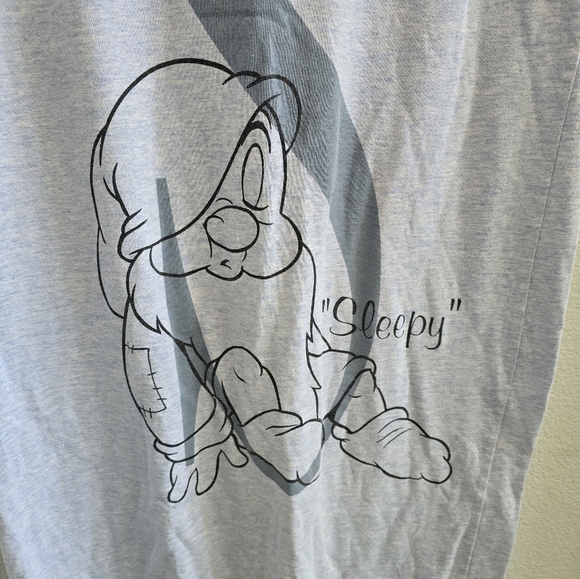 Disney's the 7 dwarfs "sleepy" long night gown juniors size S/M - Picture 2 of 4
